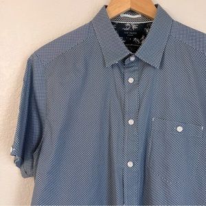 Ted Baker Mens Geometric Button Down Collard Shirt